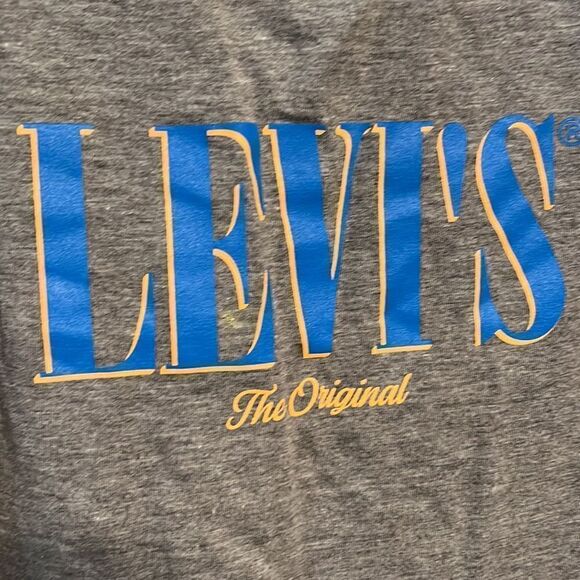 NWT Levi Gray Long Sleeved T-shirt, Size Youth Small - Picture 4 of 7